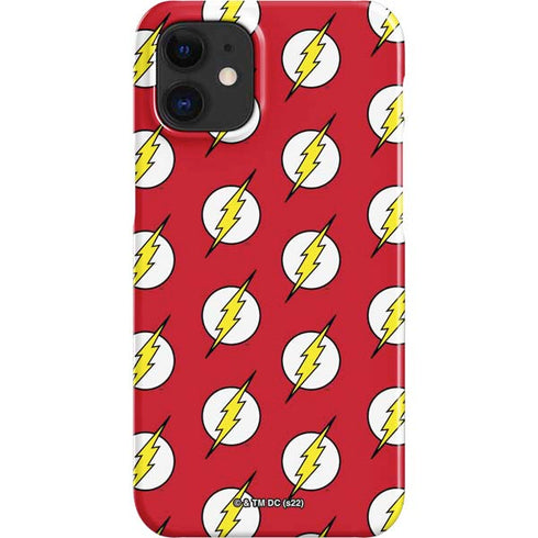 DC Comics The Flash Logo Pattern iPhone 12 Mini Lite Case