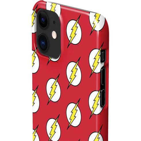 DC Comics The Flash Logo Pattern iPhone 12 Mini Lite Case