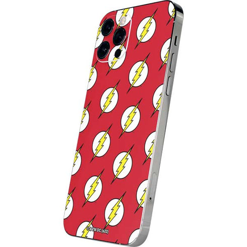 DC Comics The Flash Logo Pattern iPhone 12 Pro Max Skin