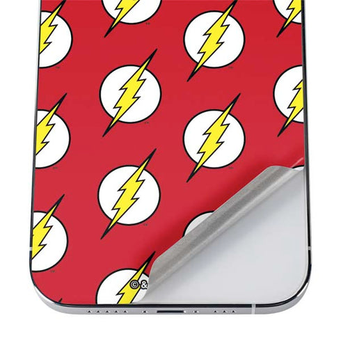 DC Comics The Flash Logo Pattern iPhone 12 Pro Max Skin