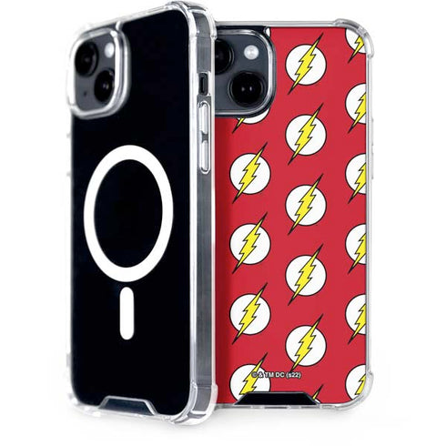 DC Comics The Flash Logo Pattern iPhone 13 MagSafe Case
