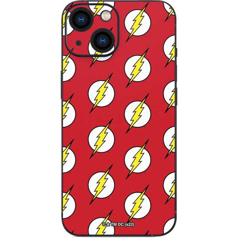 DC Comics The Flash Logo Pattern iPhone 13 Mini Skin