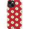 DC Comics The Flash Logo Pattern iPhone 14 Plus Impact Case