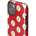 DC Comics The Flash Logo Pattern iPhone 14 Impact Case