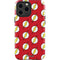 DC Comics The Flash Logo Pattern iPhone 14 Pro Max Impact Case