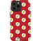 DC Comics The Flash Logo Pattern iPhone 15 Pro Max Impact Case