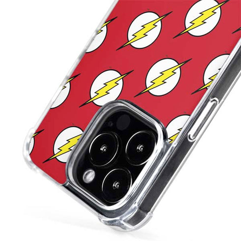 DC Comics The Flash Logo Pattern iPhone 15 Pro Max MagSafe Case