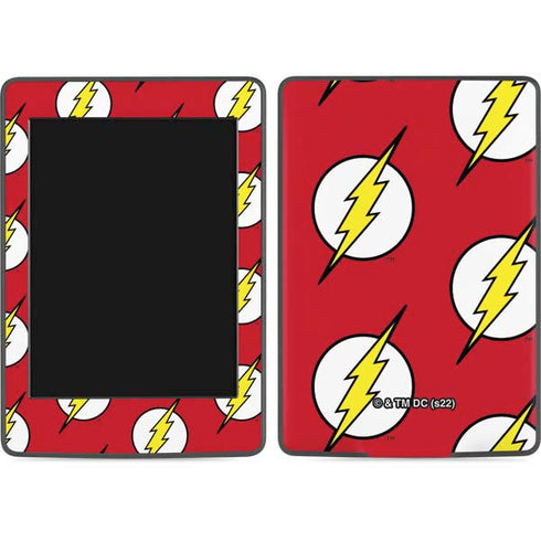 DC Comics The Flash Logo Pattern Amazon Kindle Skin