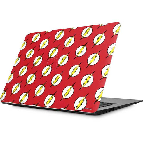DC Comics The Flash Logo Pattern Apple MacBook Skin
