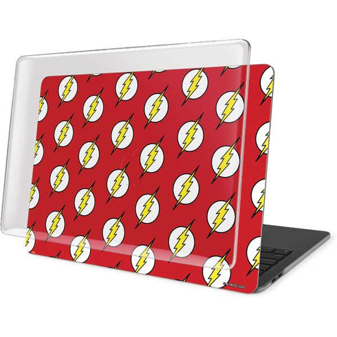 DC Comics The Flash Logo Pattern MacBook Pro 15in (2016-19) Case plus Skin