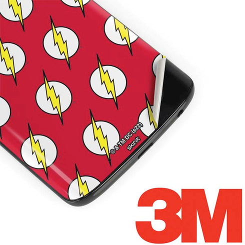 DC Comics The Flash Logo Pattern Moto G6 Skin