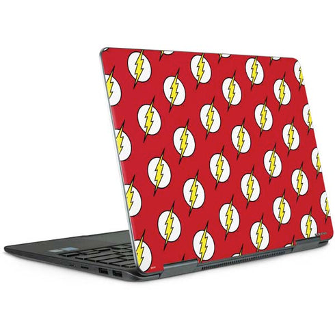 DC Comics The Flash Logo Pattern Notebook 9 Pro 13in (2017) Skin
