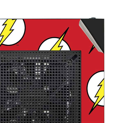 DC Comics The Flash Logo Pattern NZXT H510 Compact ATX Mid-Tower Case Skin