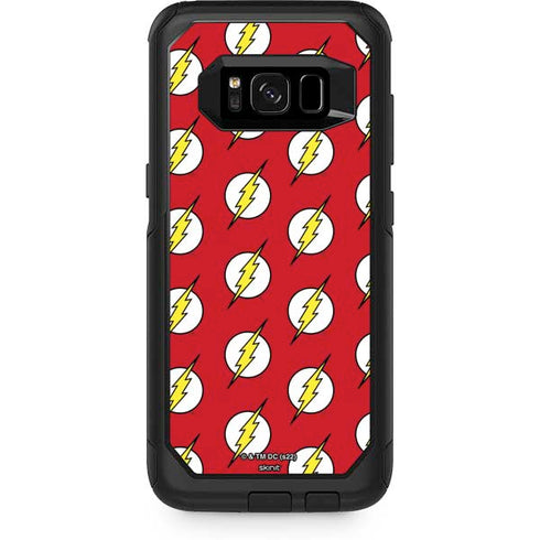 DC Comics The Flash Logo Pattern Otterbox Commuter Galaxy Skin