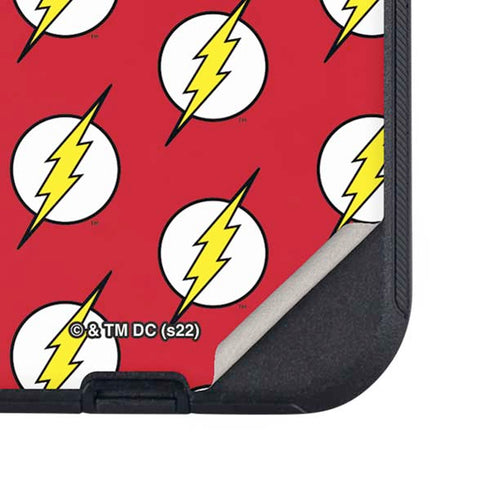 DC Comics The Flash Logo Pattern Otterbox Defender iPhone Skin