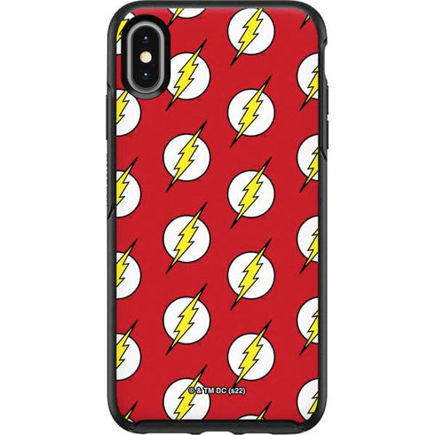 DC Comics The Flash Logo Pattern Otterbox Symmetry iPhone Skin