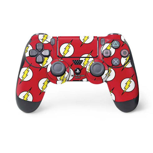 DC Comics The Flash Logo Pattern PS4 Controller Skin