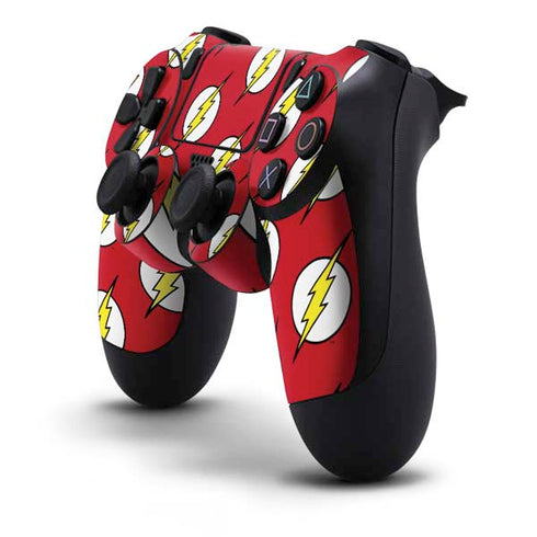 DC Comics The Flash Logo Pattern PS4 Controller Skin