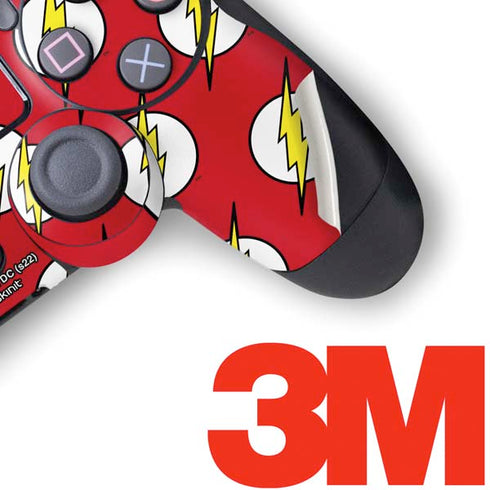 DC Comics The Flash Logo Pattern PS4 Pro/Slim Controller Skin