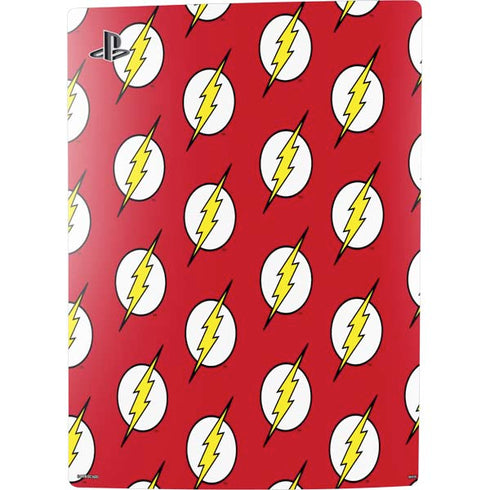 DC Comics The Flash Logo Pattern PS5 Bundle Skin