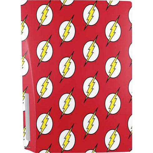 DC Comics The Flash Logo Pattern PS5 Bundle Skin
