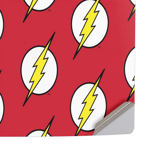 DC Comics The Flash Logo Pattern PS5 Console Skin