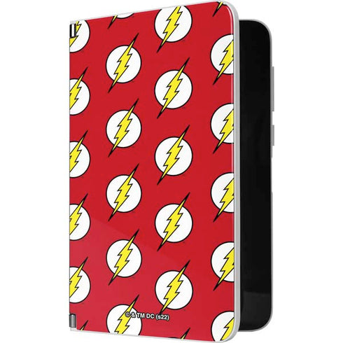 DC Comics The Flash Logo Pattern Surface Duo Skin