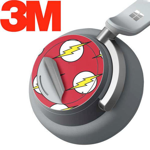 DC Comics The Flash Logo Pattern Surface Headphones Skin