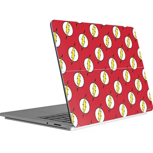 DC Comics The Flash Logo Pattern Surface Laptop Studio Skin