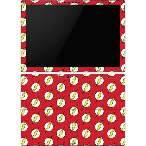 DC Comics The Flash Logo Pattern Surface Pro 6 Skin