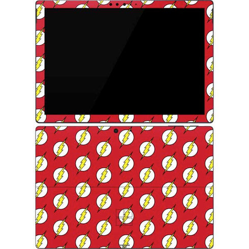 DC Comics The Flash Logo Pattern Surface Pro 7 Skin