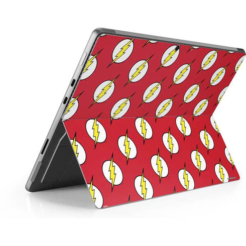 DC Comics The Flash Logo Pattern Surface Pro 8 Skin