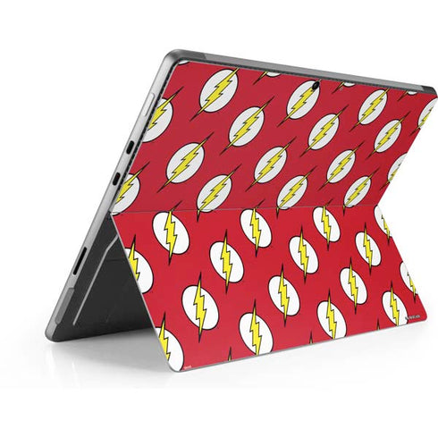 DC Comics The Flash Logo Pattern Surface Pro 9 Skin