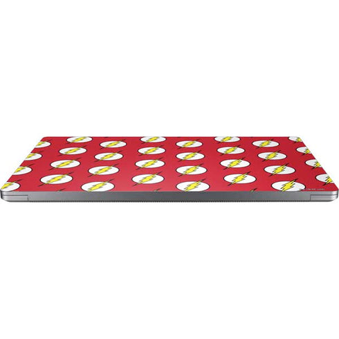 DC Comics The Flash Logo Pattern Universal Laptop 12in (9.8 x 6.8in) Skin