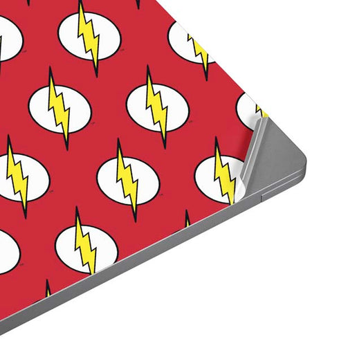 DC Comics The Flash Logo Pattern Universal Laptop 13in (10.6 x 7.6in) Skin