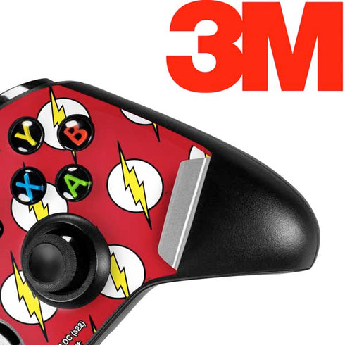 DC Comics The Flash Logo Pattern Xbox One S Controller Skin