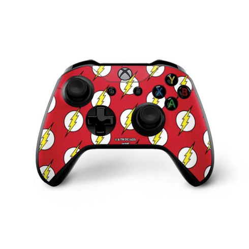 DC Comics The Flash Logo Pattern Xbox One X Controller Skin