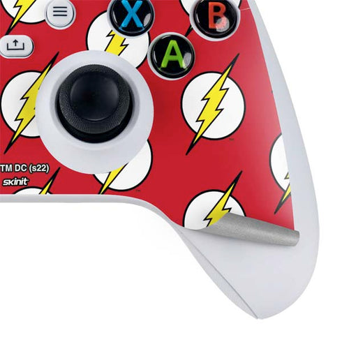 DC Comics The Flash Logo Pattern Xbox Series S Skins
