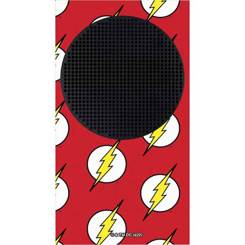 DC Comics The Flash Logo Pattern Xbox Series S Console Skin