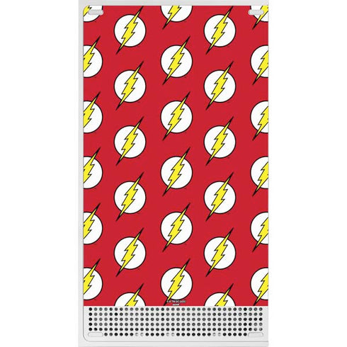 DC Comics The Flash Logo Pattern Xbox Series S Console Skin