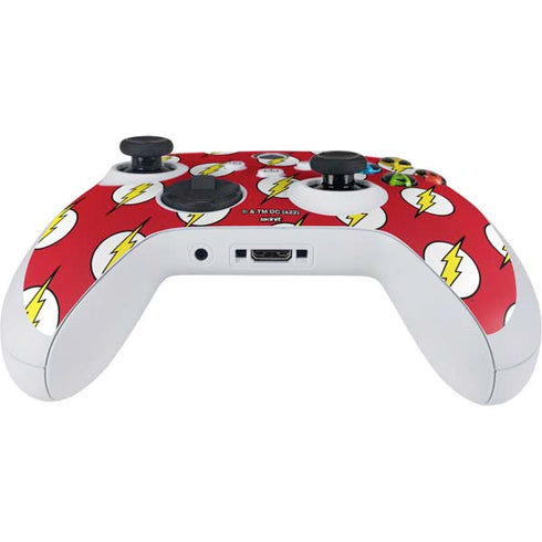 DC Comics The Flash Logo Pattern Xbox Series S Controller Skin