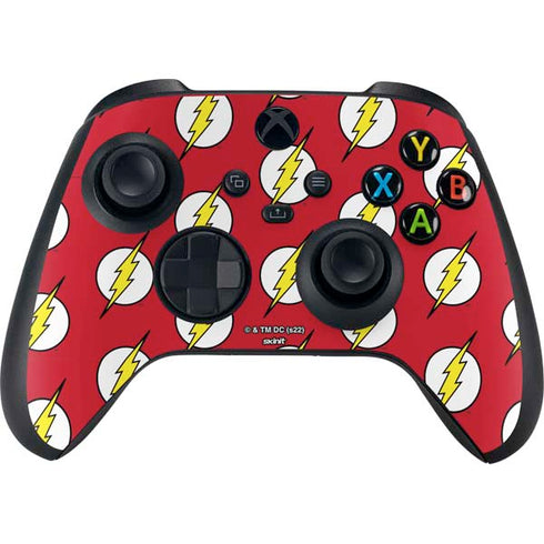DC Comics The Flash Logo Pattern Xbox Series X Controller Skin