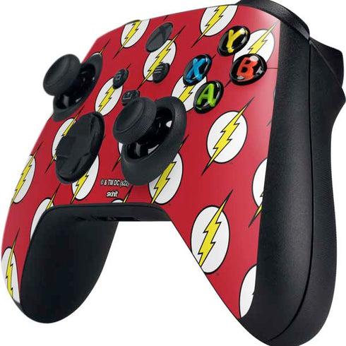 DC Comics The Flash Logo Pattern Xbox Series X Controller Skin