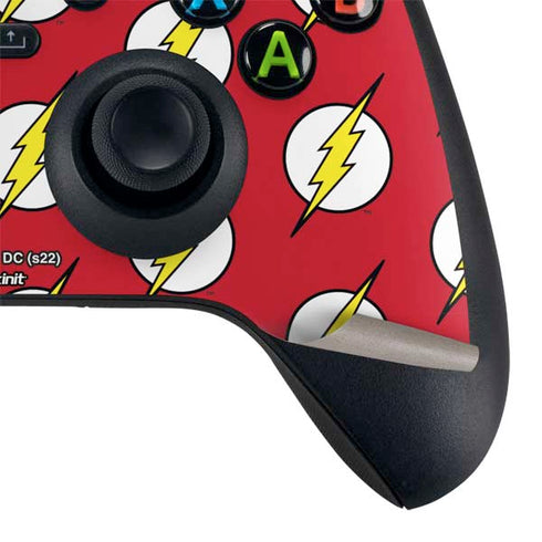 DC Comics The Flash Logo Pattern Xbox Series X Controller Skin