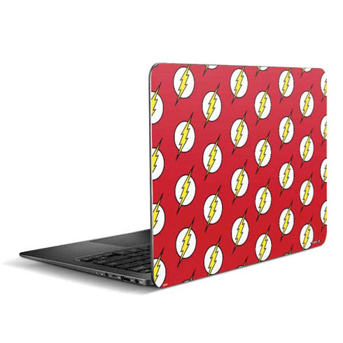 DC Comics The Flash Logo Pattern Zenbook UX305FA 13.3in Skin