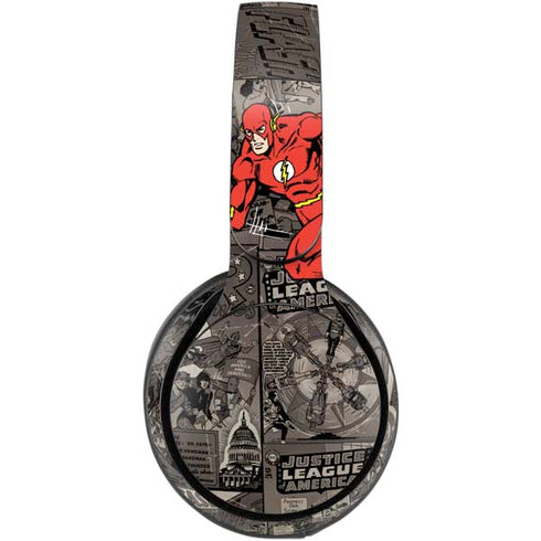 DC Comics The Flash Vintage Action pose pattern Beats Solo Pro Skin