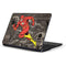 DC Comics The Flash Vintage Action pose pattern Samsung Chromebook Skin