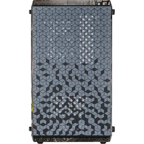 DC Comics The Flash Vintage Action pose pattern Cooler Master MasterBox Q300L Mini Tower Skin