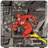 DC Comics The Flash Vintage Action pose pattern Cooler Master MasterBox Q300L Mini Tower Skin