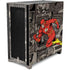 DC Comics The Flash Vintage Action pose pattern Corsair 4000D Tempered Glass Mid-Tower ATX Case Skin